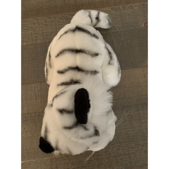 Wildlife Artist Conservation Collectibles 8” White Tiger Plush Realistic Stuffed - Picture 10 of 13